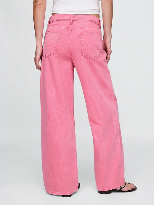 Gap Mid Rise UltraSoft Baggy Jeans