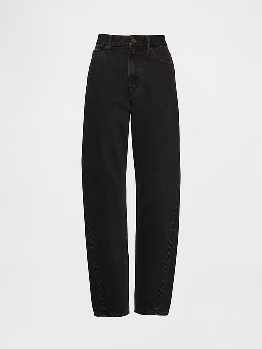 Gap Curvy High Rise Barrel Jeans