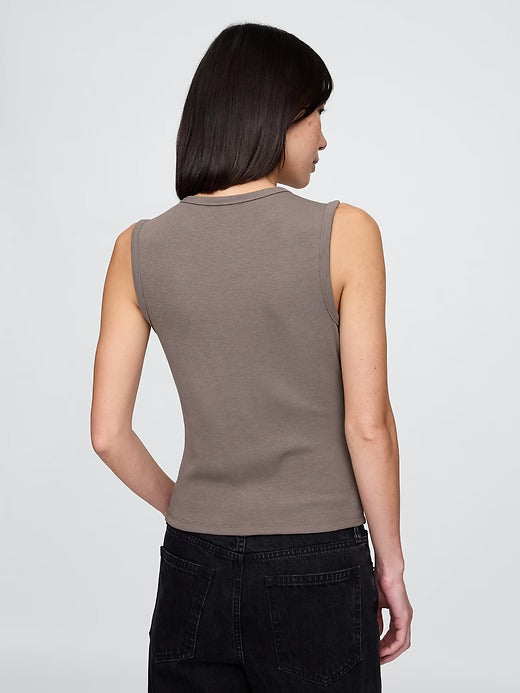 Gap Modern Rib Cardigan Vest