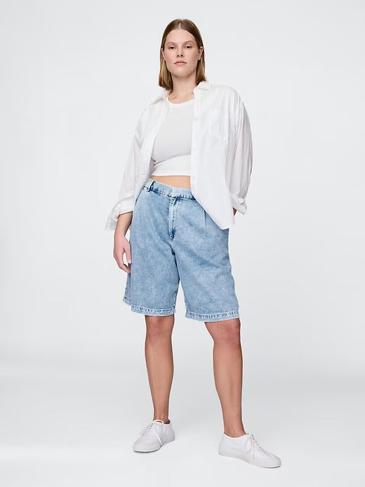 Gap 365 High Rise UltraSoft Longline Trouser Shorts