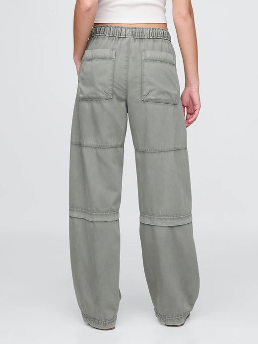 Gap Mid Rise Easy Utility Barrel Pants