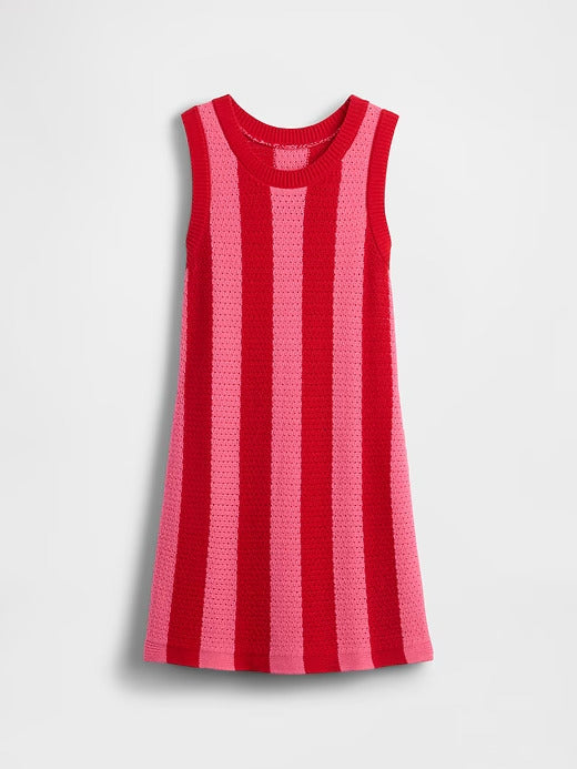Gap Kids Crochet Stripe Dress
