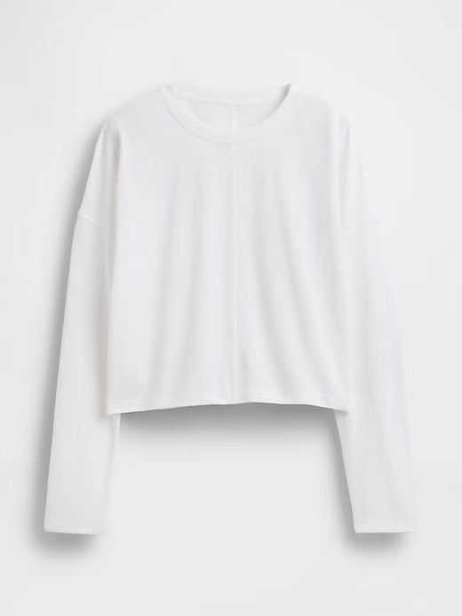 Gap Oversized Linen-Blend Swing Top