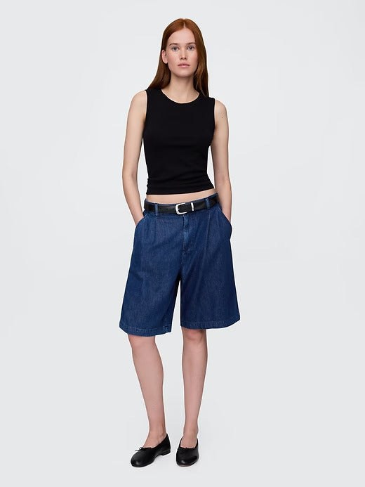 Gap 365 High Rise UltraSoft Longline Trouser Shorts