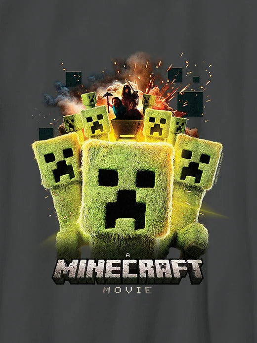 Gap Kids Minecraft Creeper Group Graphic T-Shirt
