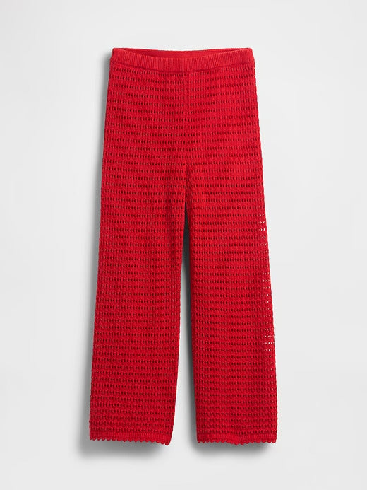 Gap 100% Cotton Crochet Ankle Pants