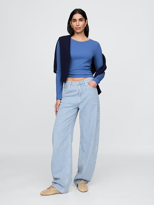 Gap Modern Rib Cropped T-Shirt