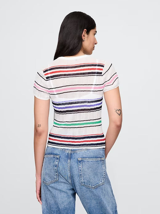 Gap Sheer Rib T-Shirt