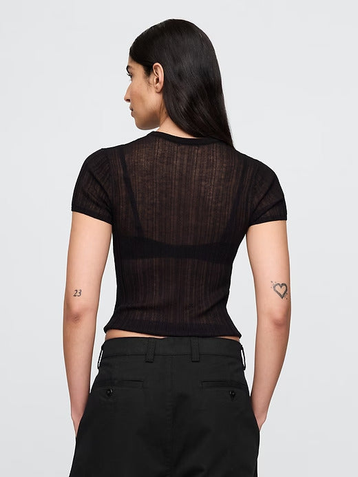 Gap Sheer Rib T-Shirt