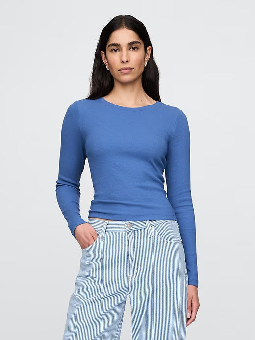 Gap Modern Rib Cropped T-Shirt