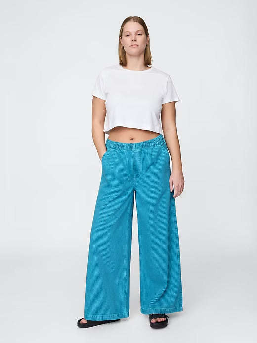 Gap Mid Rise UltraSoft Easy Baggy Jeans