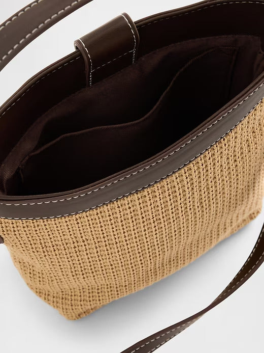 Gap Straw Crossbody Bag