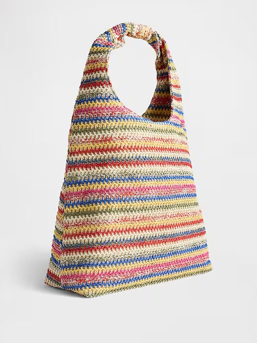 Gap  Slouchy Straw Tote Bag