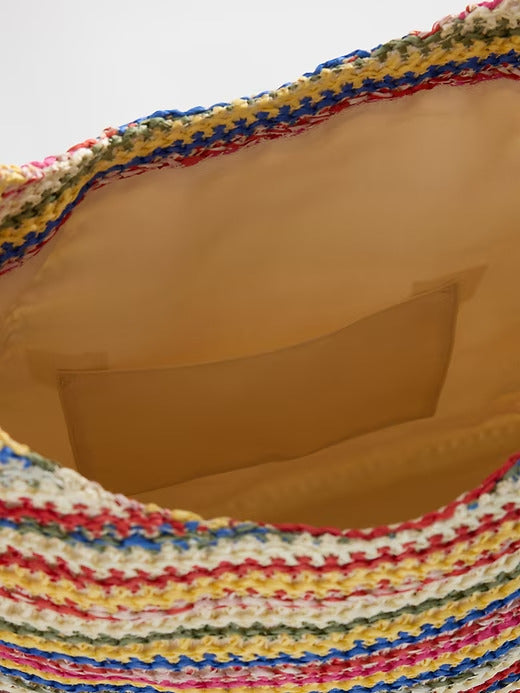 Gap  Slouchy Straw Tote Bag