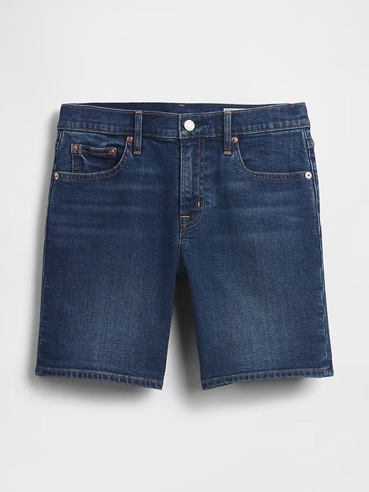 Gap 5" Mid Rise Denim Girlfriend Shorts