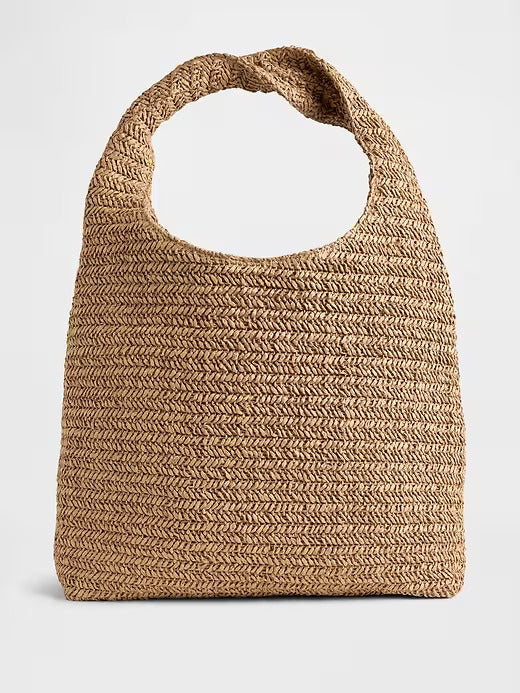 Gap  Slouchy Straw Tote Bag