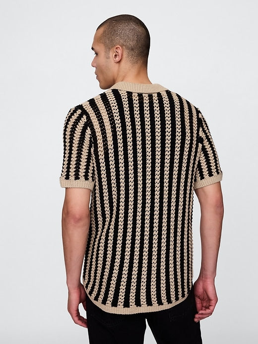 Gap Mesh Sweater Shirt