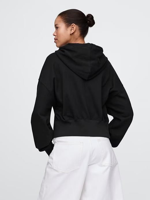 Gap Heavyweight French Terry Oversized Zip Wedge Hoodie