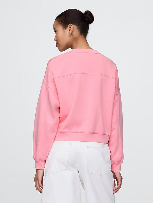 Gap VintageSoft Wedge Crewneck Sweatshirt