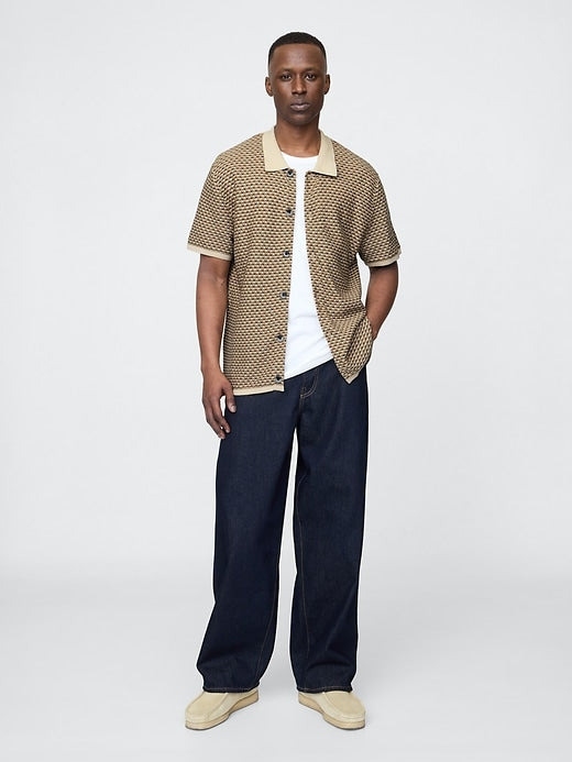Gap Crochet Sweater Shirt