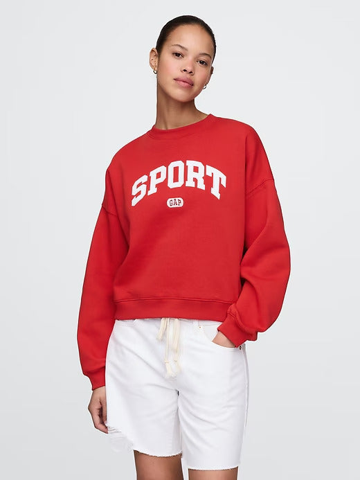 Gap VintageSoft Wedge Crewneck Sweatshirt