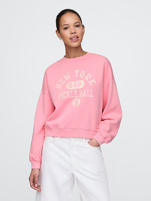 Gap VintageSoft Wedge Crewneck Sweatshirt