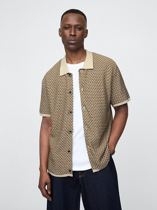 Gap Crochet Sweater Shirt