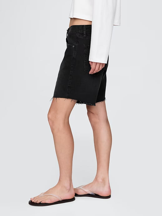 Gap 8" Mid Rise '90s Loose Denim Bermuda Shorts