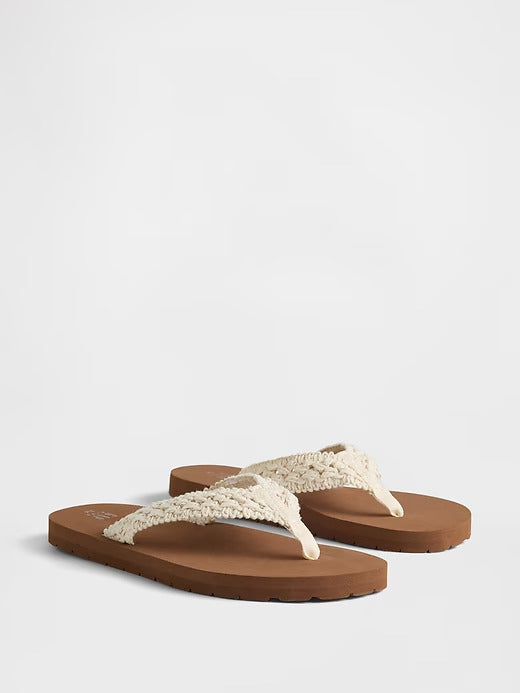 Gap Kids Crochet Flip Flops