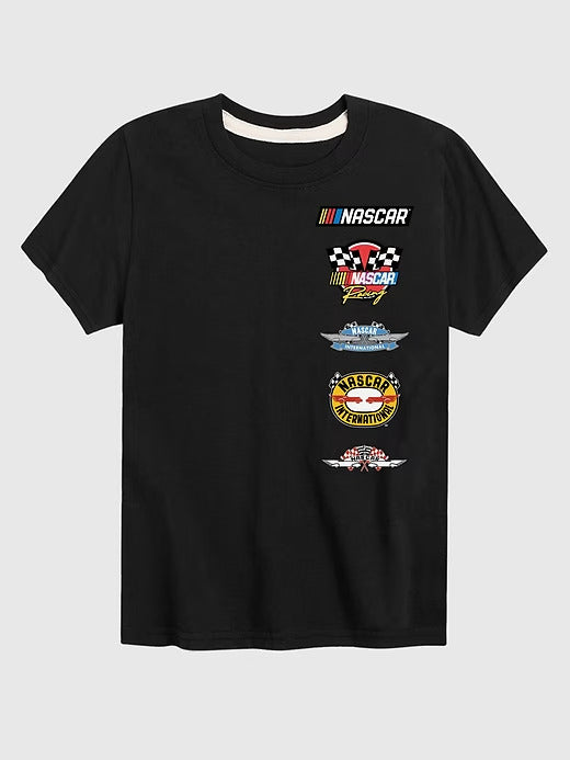 Gap Kids NASCAR Historical Logos Stacked Short Sleeve Graphic Tee