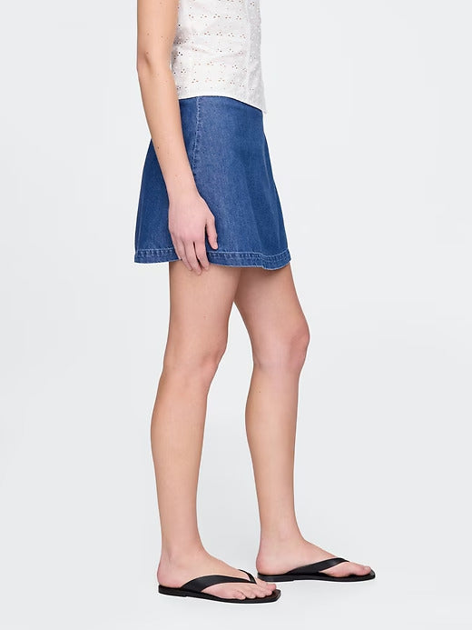 Gap UltraSoft Denim Mini Skort
