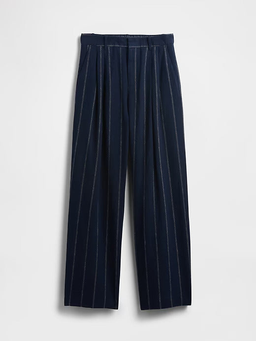 Gap 365 High Rise Linen-Blend Trousers
