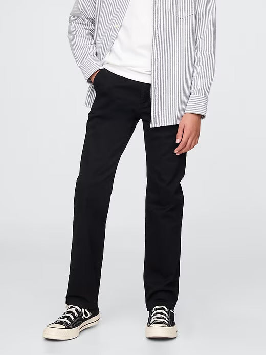Gap Kids Uniform Straight-Fit Stretch Khakis