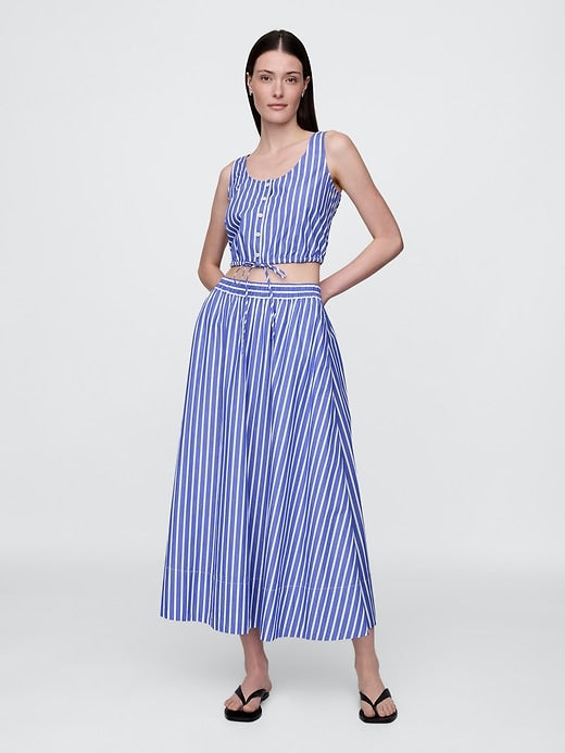 Gap Cinched-Hem Cropped Top