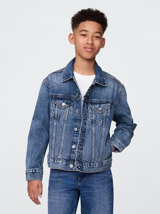 Gap Kids Organic Cotton Icon Denim Jacket