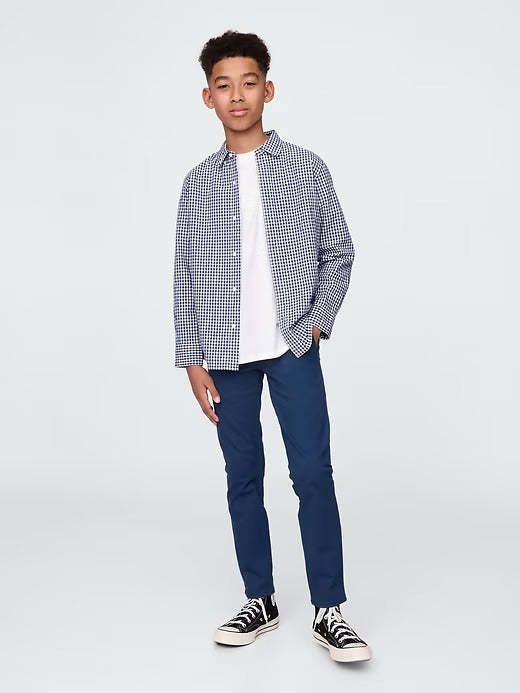 Gap Kids Uniform Straight-Fit Stretch Khakis