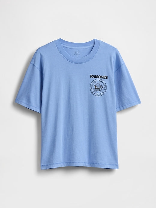 Gap Heavyweight Cropped Nirvana Graphic T-Shirt