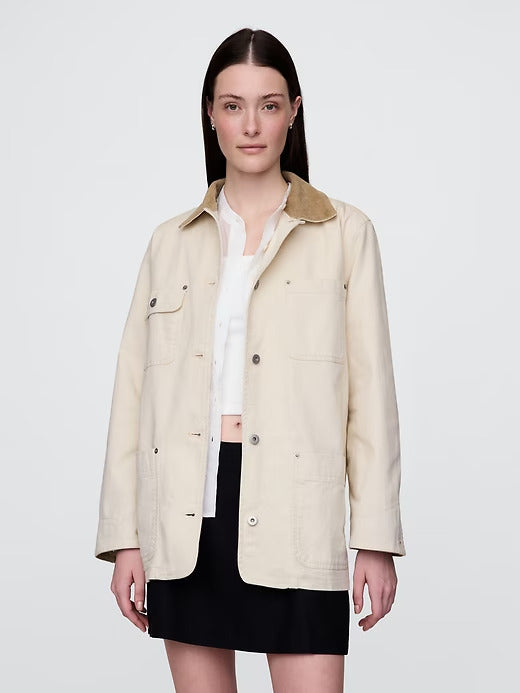 Gap Corduroy-Collar Barn Jacket
