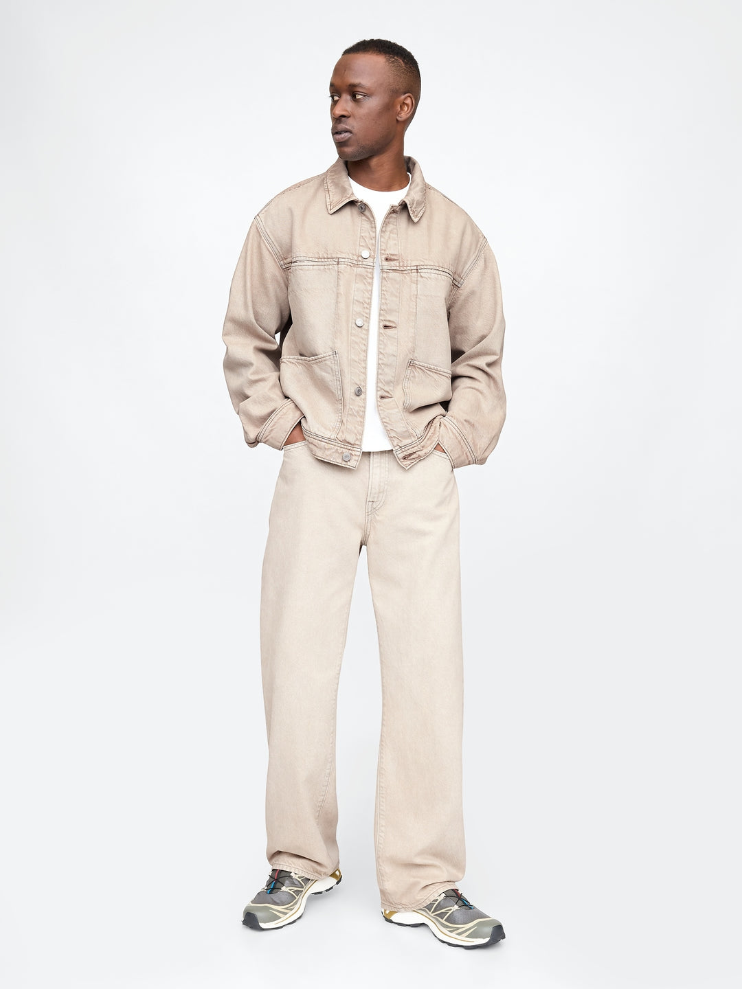 GAP UltraSoft Boxy Icon Denim Jacket