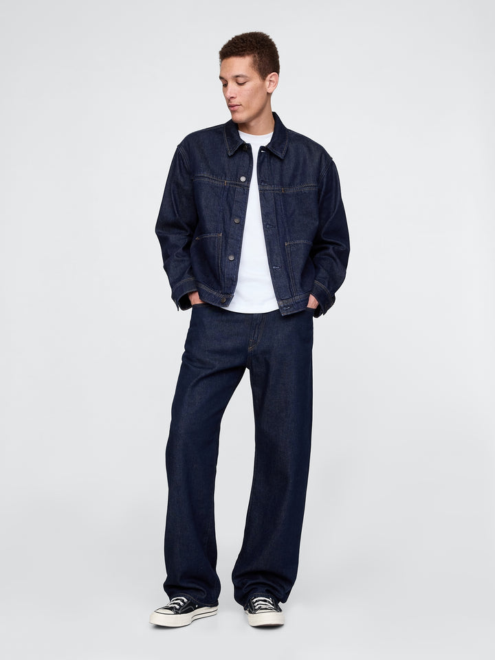 GAP UltraSoft Boxy Icon Denim Jacket