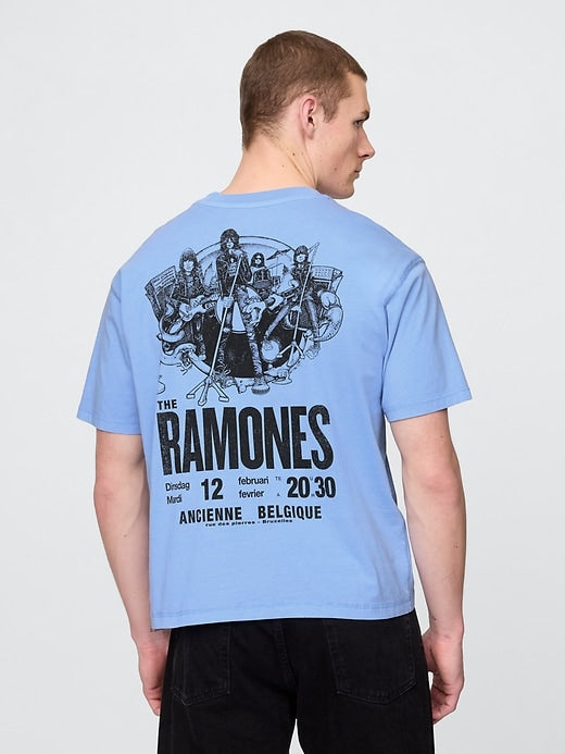 Gap Heavyweight Cropped Nirvana Graphic T-Shirt