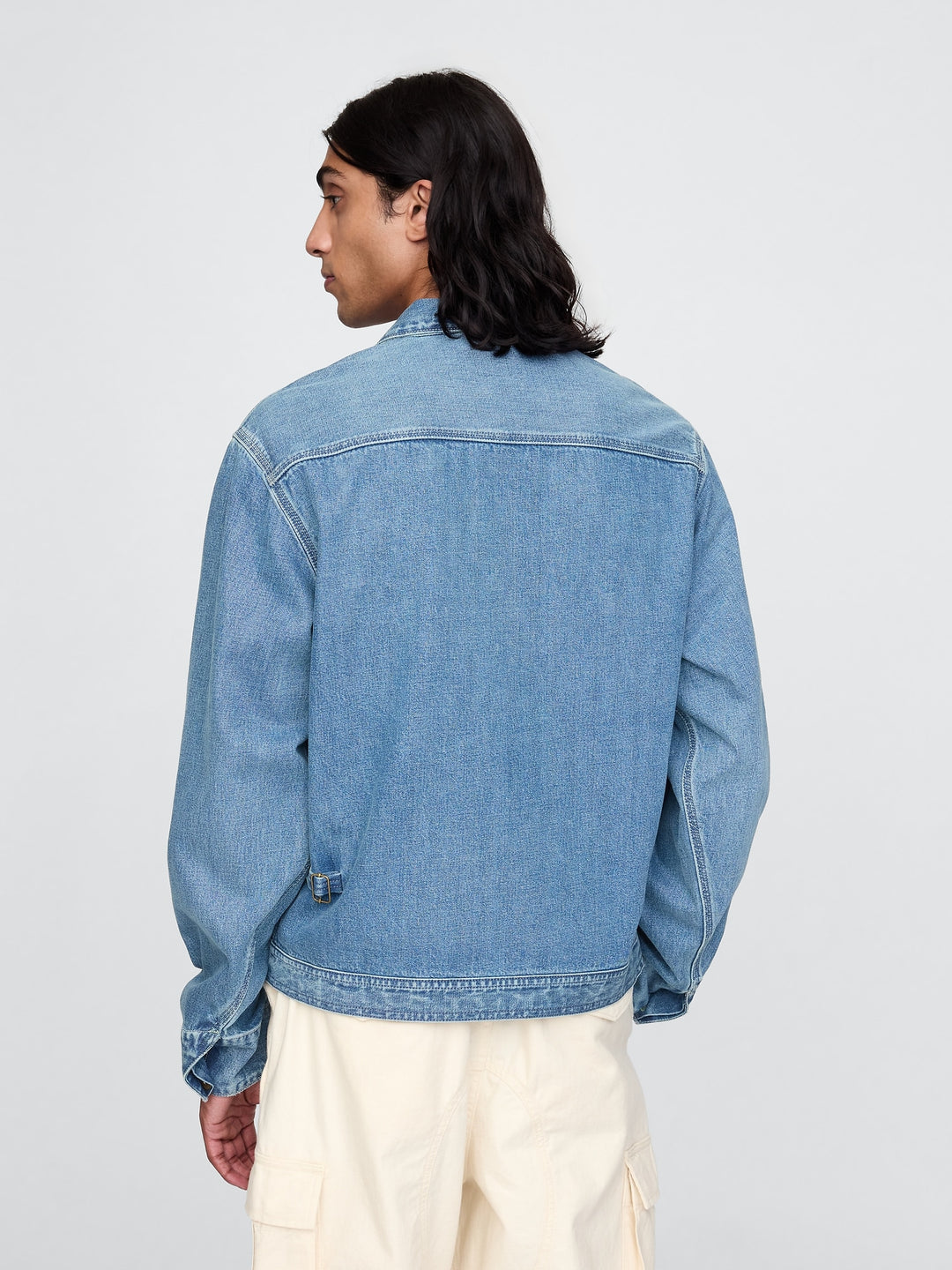 GAP Denim Zip Shirt Jacket