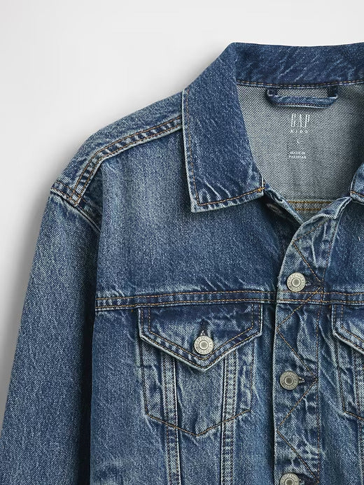 Gap Kids Organic Cotton Icon Denim Jacket