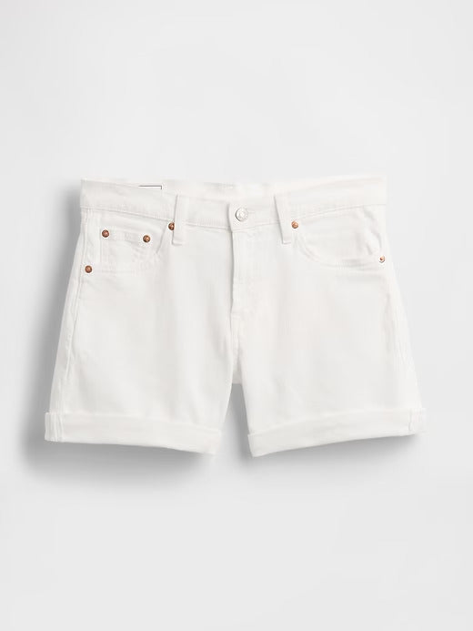 Gap 5" Mid Rise Denim Girlfriend Shorts