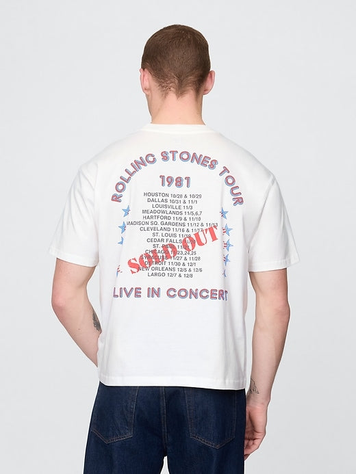 Gap Heavyweight Cropped Nirvana Graphic T-Shirt