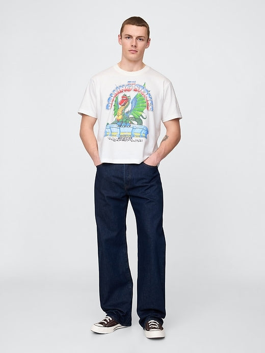 Gap Heavyweight Cropped Nirvana Graphic T-Shirt
