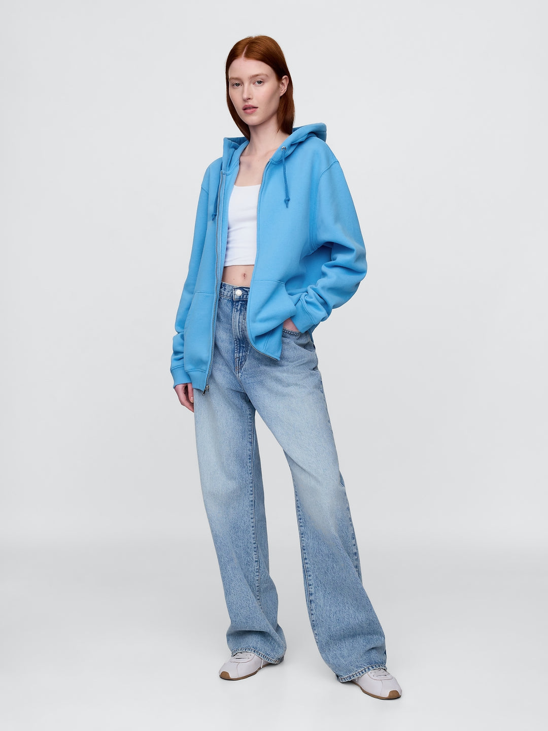 GAP VintageSoft Zip Hoodie