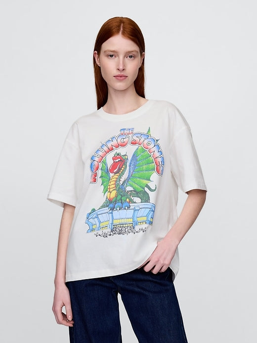Gap Heavyweight Cropped Nirvana Graphic T-Shirt