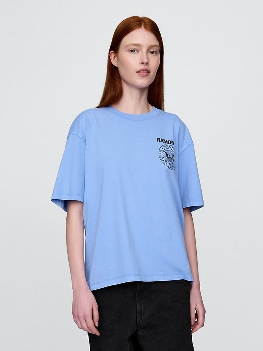 Gap Heavyweight Cropped Nirvana Graphic T-Shirt