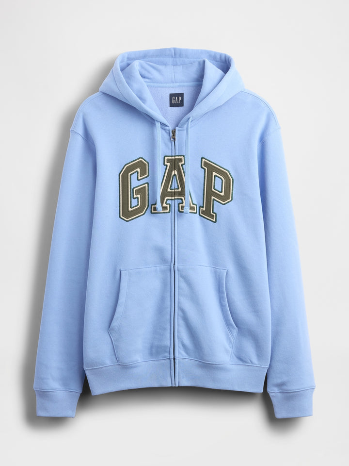 GAP VintageSoft Arch Logo Full-Zip Hoodie